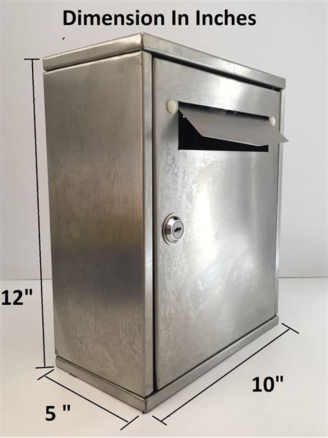 stainless steel letter boxes brisbane|metal post boxes for flats.